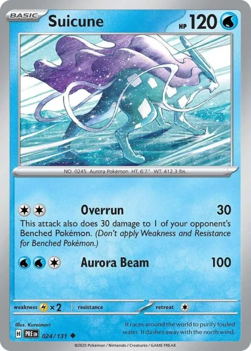 Suicune - Reverse Holo