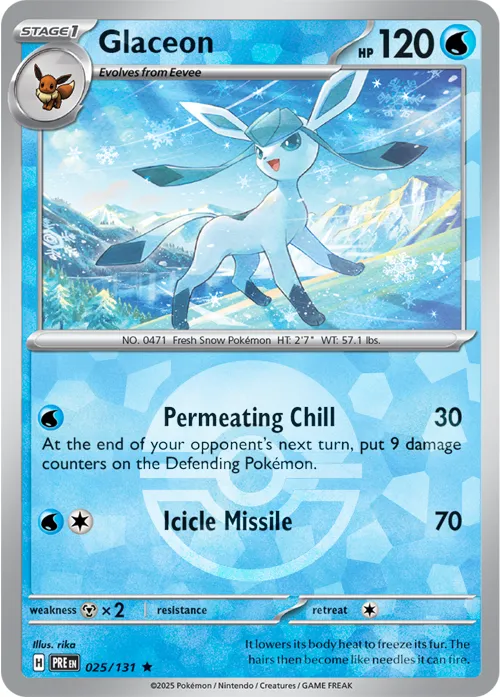 Glaceon - Poke Ball Pattern