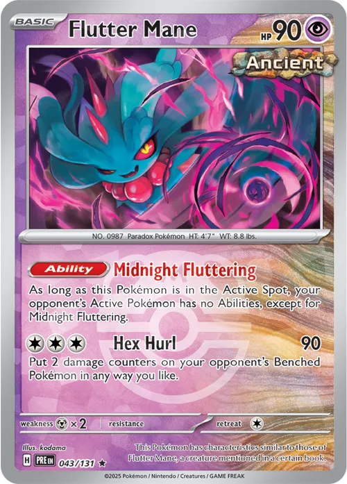 Flutter Mane - Master Ball Pattern