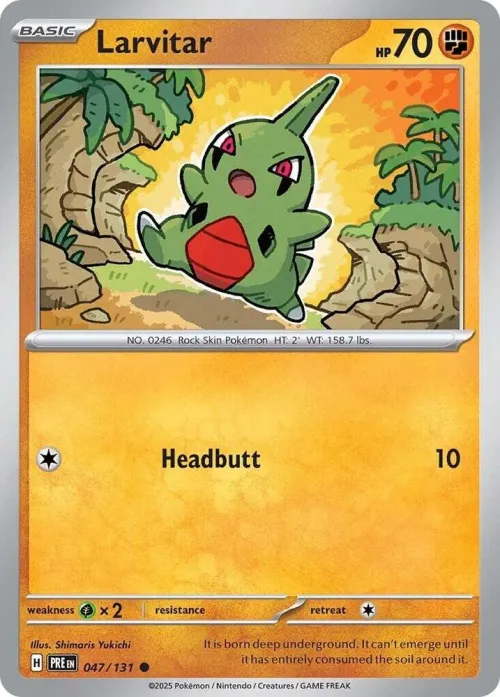 Larvitar - Reverse Holo