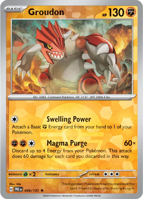 Groudon - Poke Ball Pattern