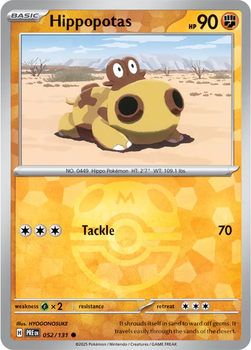 Hippopotas - Master Ball Pattern