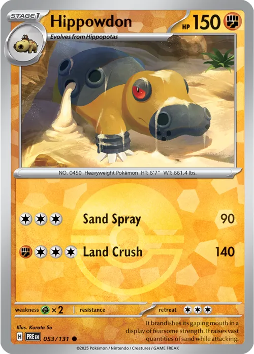Hippowdon - Poke Ball Pattern