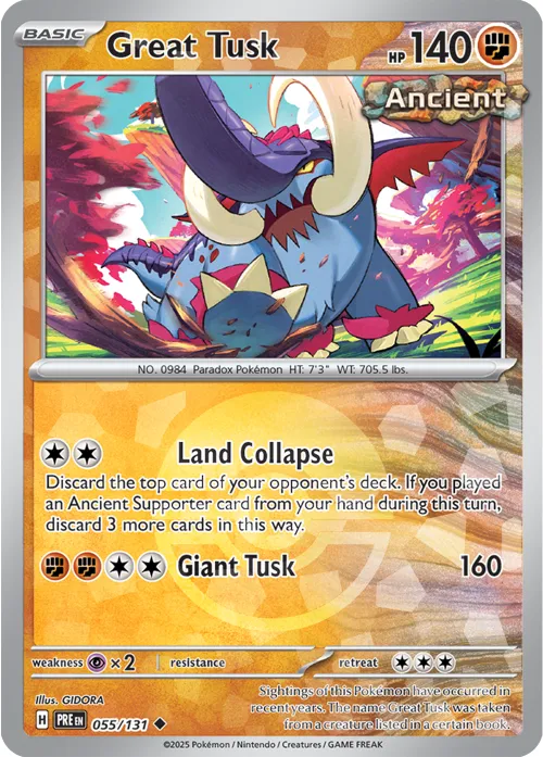 Great Tusk - Poke Ball Pattern
