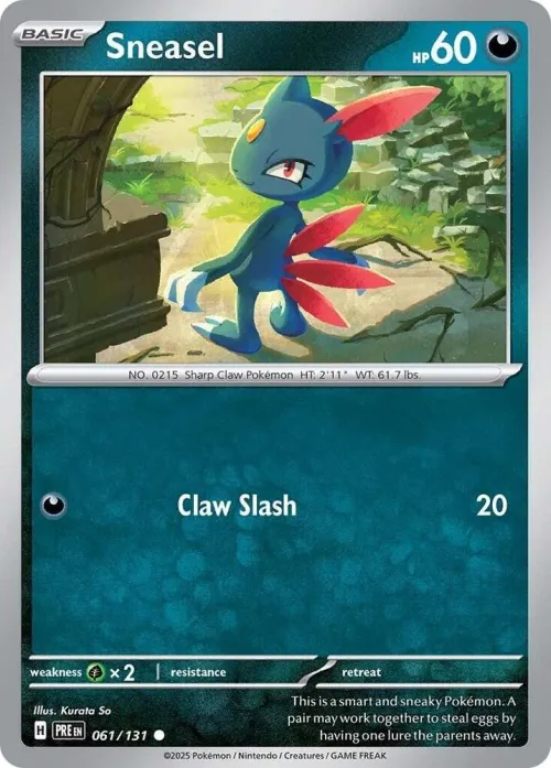 Sneasel - Reverse Holo