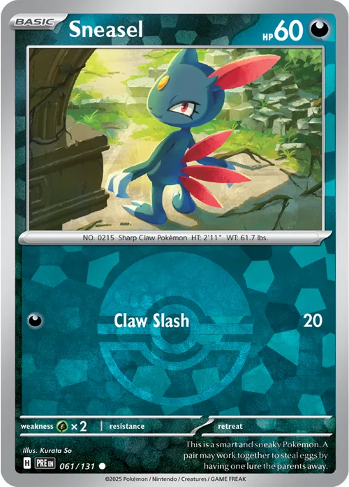 Sneasel - Poke Ball Pattern