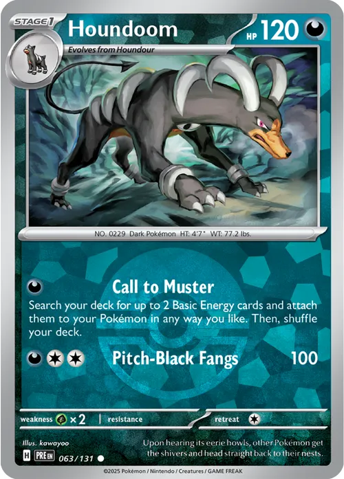 Houndoom - Poke Ball Pattern