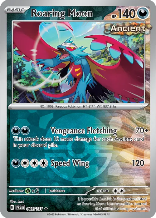 Roaring Moon - Poke Ball Pattern