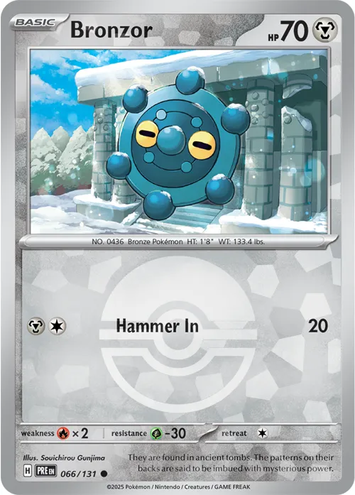 Bronzor - Poke Ball Pattern
