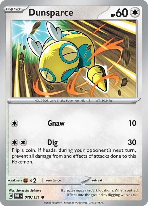 Dunsparce - Reverse Holo