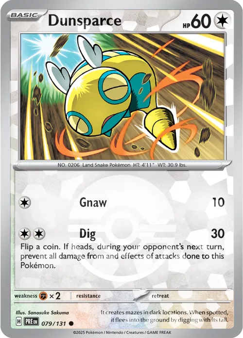 Dunsparce - Poke Ball Pattern