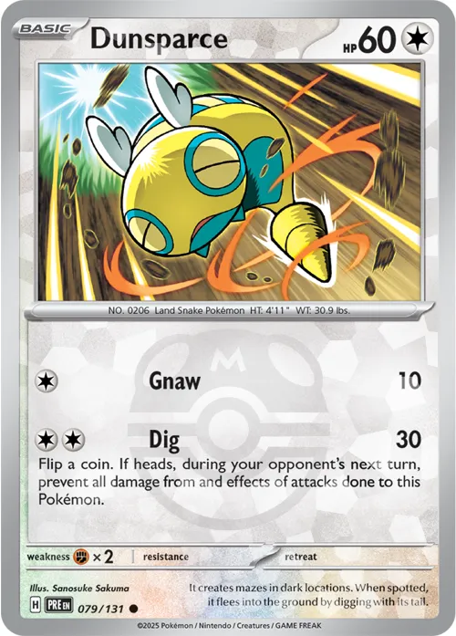 Dunsparce - Master Ball Pattern