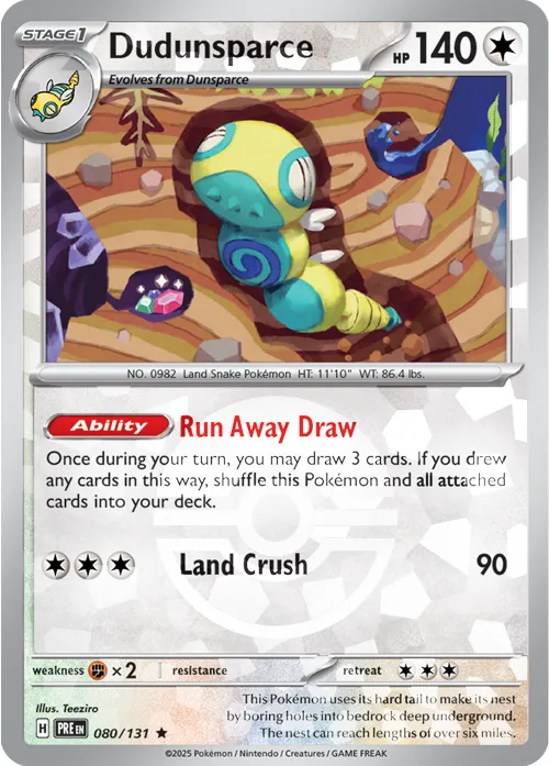 Dudunsparce - Poke Ball Pattern