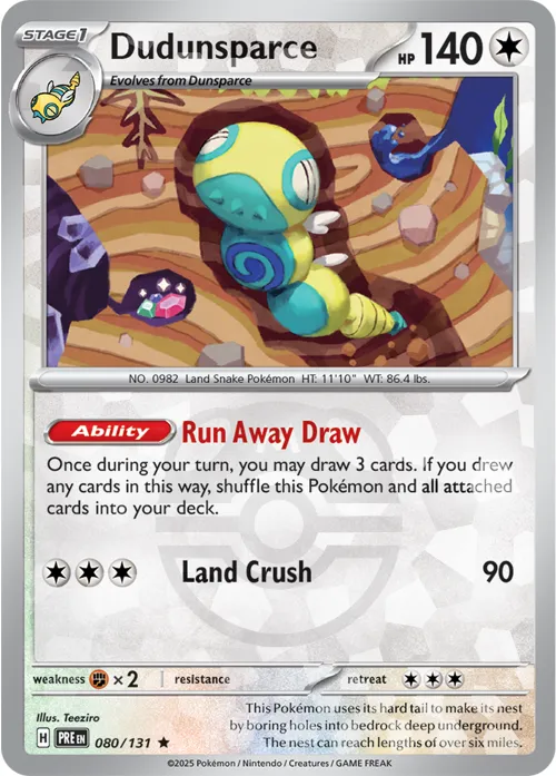 Dudunsparce - Master Ball Pattern