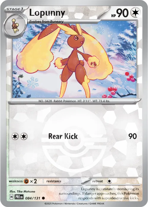 Lopunny - Poke Ball Pattern