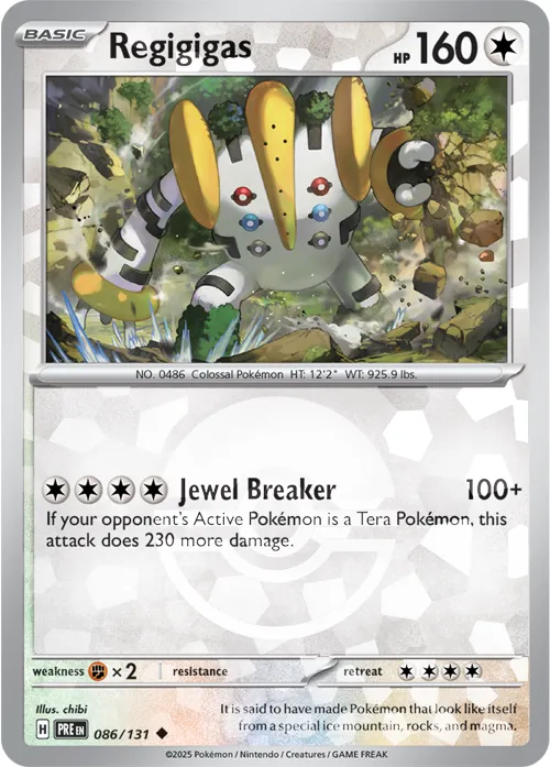 Regigigas - Poke Ball Pattern