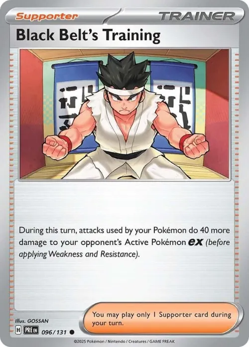 Black Belt's Training - Reverse Holo