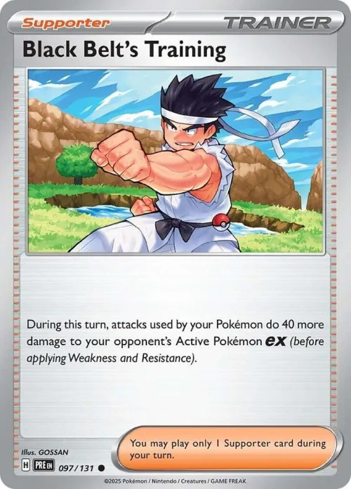 Black Belt's Training - Reverse Holo