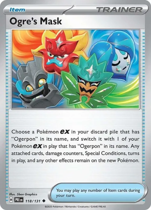 Ogre's Mask - Reverse Holo