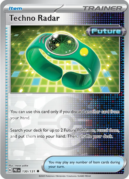 Techno Radar - Poke Ball Pattern