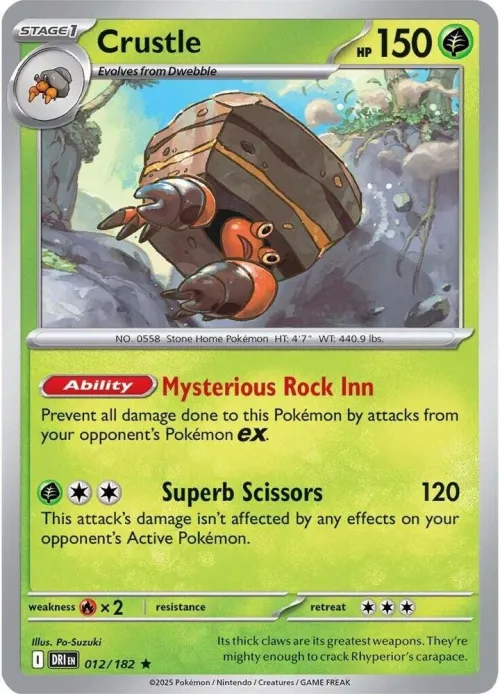 Crustle - Reverse Holo