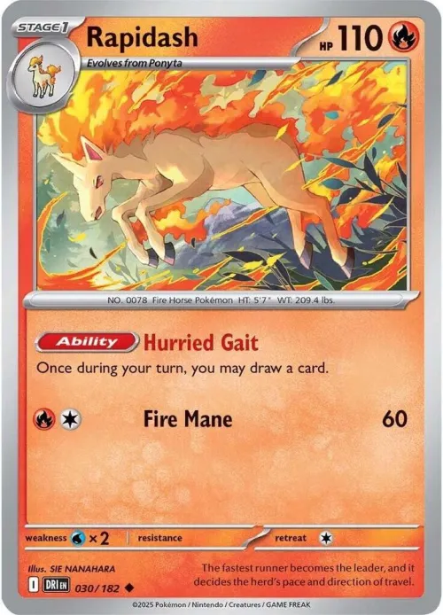 Rapidash - Reverse Holo