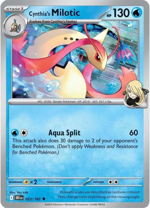 Cynthia's Milotic - Reverse Holo