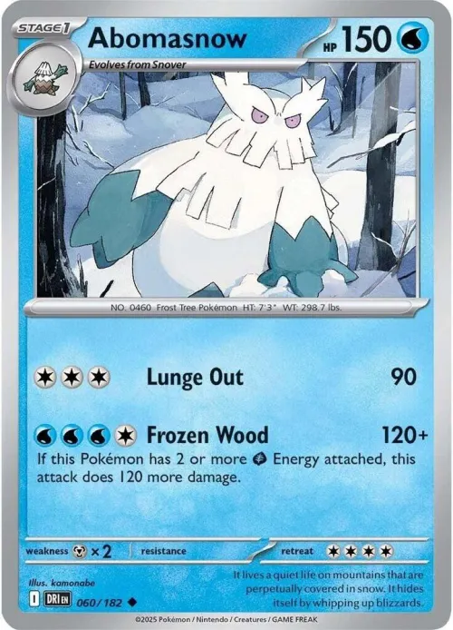 Abomasnow - Reverse Holo