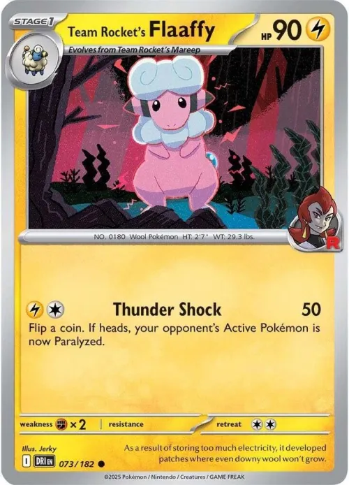 Team Rocket's Flaaffy - Reverse Holo