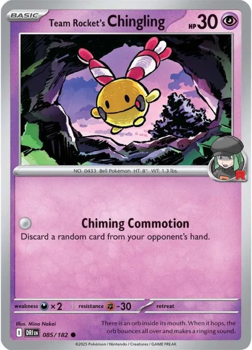 Team Rocket's Chingling - Reverse Holo