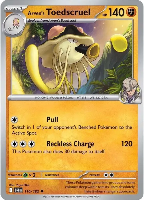 Arven's Toedscruel - Reverse Holo