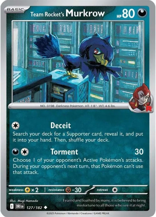 Team Rocket's Murkrow - Reverse Holo