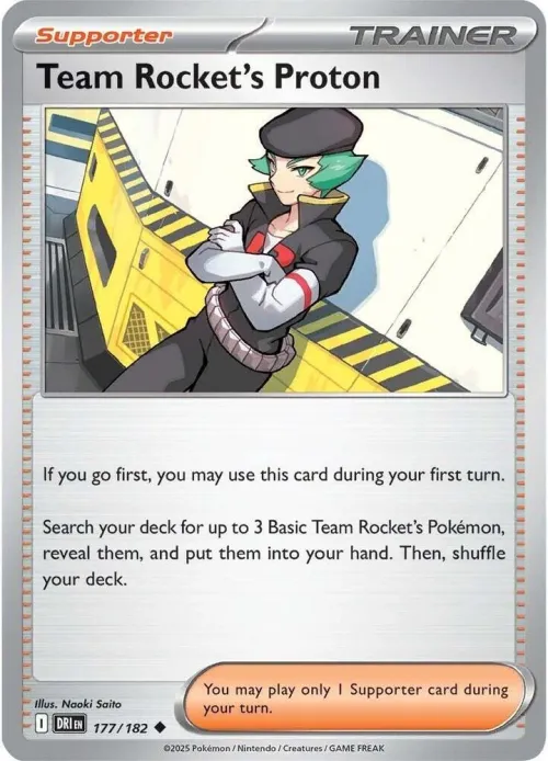 Team Rocket's Proton - Reverse Holo
