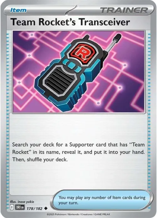 Team Rocket's Transceiver - Reverse Holo