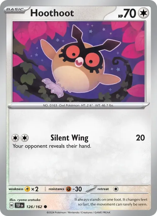 Hoothoot - Reverse Holo