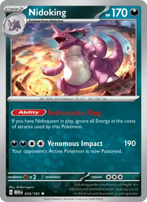 Nidoking - Holo