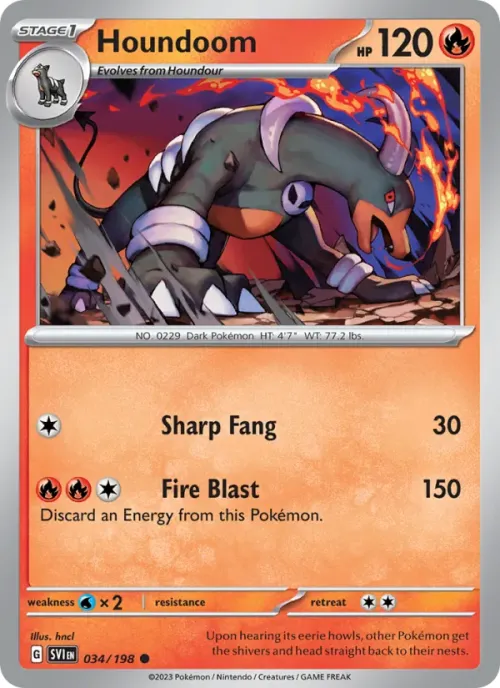 Houndoom - Reverse Holo