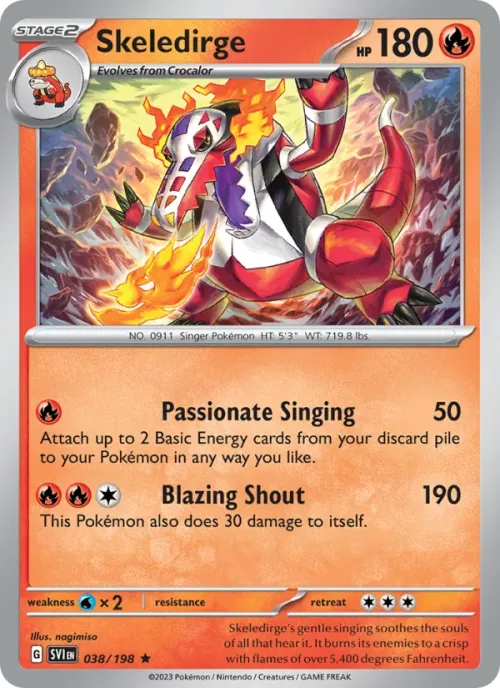 Skeledirge - Reverse Holo