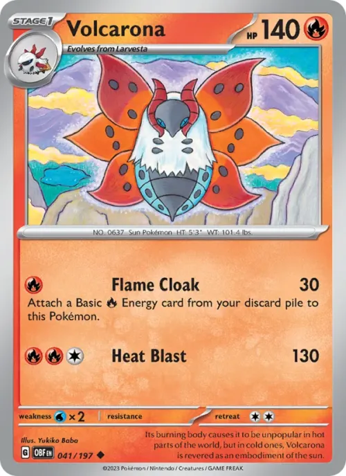 Volcarona - Reverse Holo