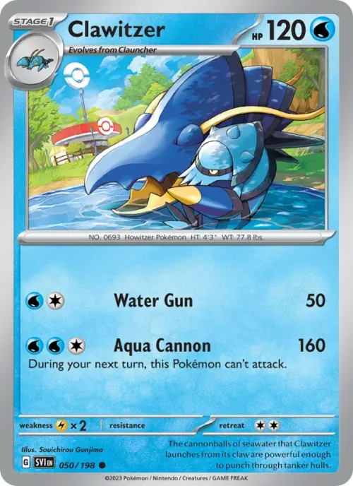 Clawitzer - Reverse Holo