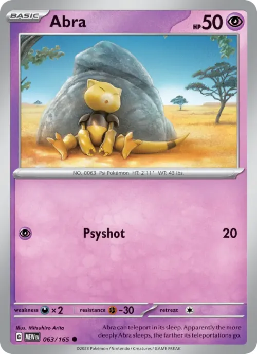 Abra - Reverse Holo