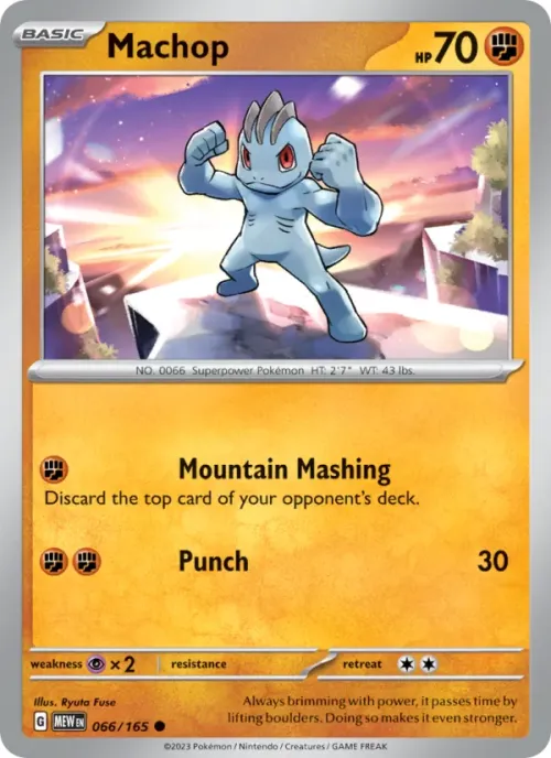 Machop - Reverse Holo
