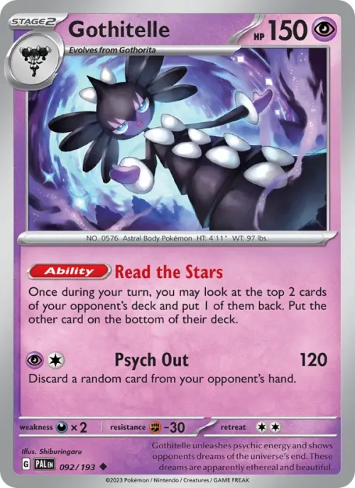 Gothitelle - Reverse Holo