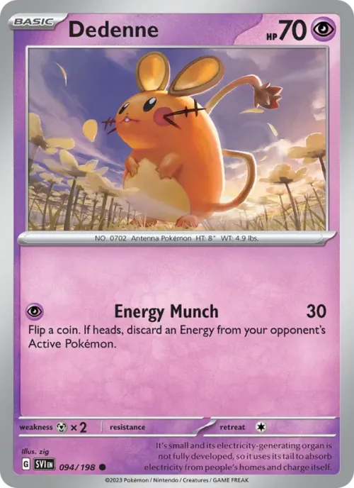 Dedenne - Reverse Holo