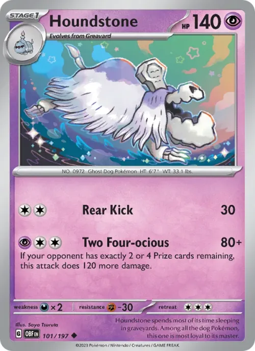 Houndstone - Reverse Holo