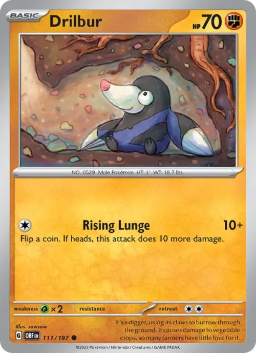 Drilbur - Reverse Holo