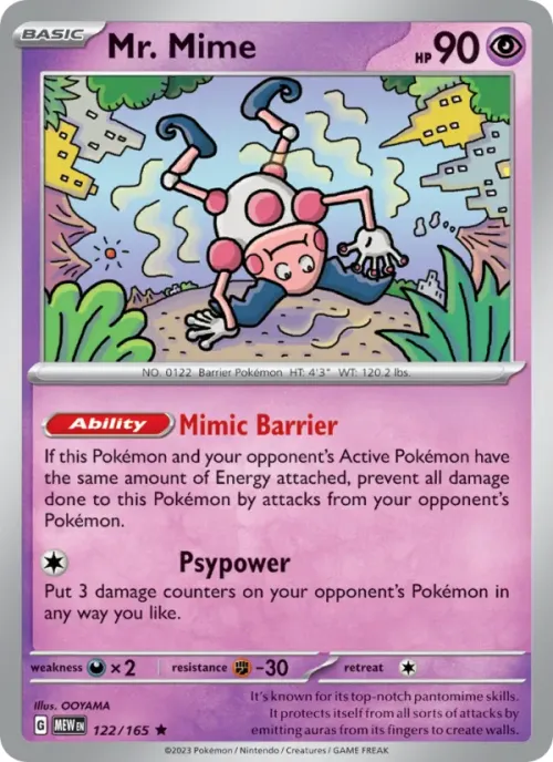 Mr. Mime - Reverse Holo