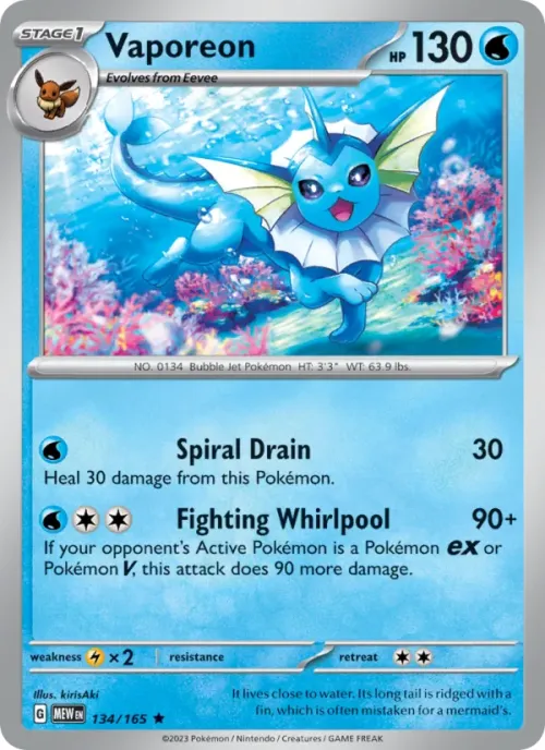 Vaporeon - Holo