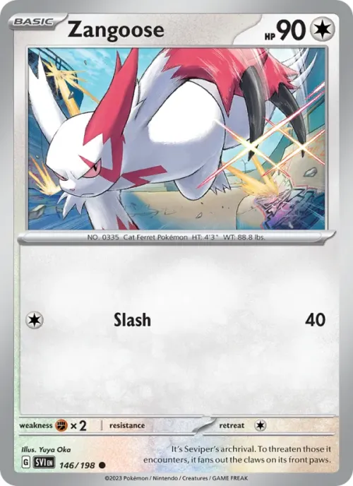 Zangoose - Reverse Holo