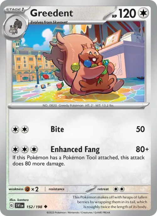 Greedent - Reverse Holo